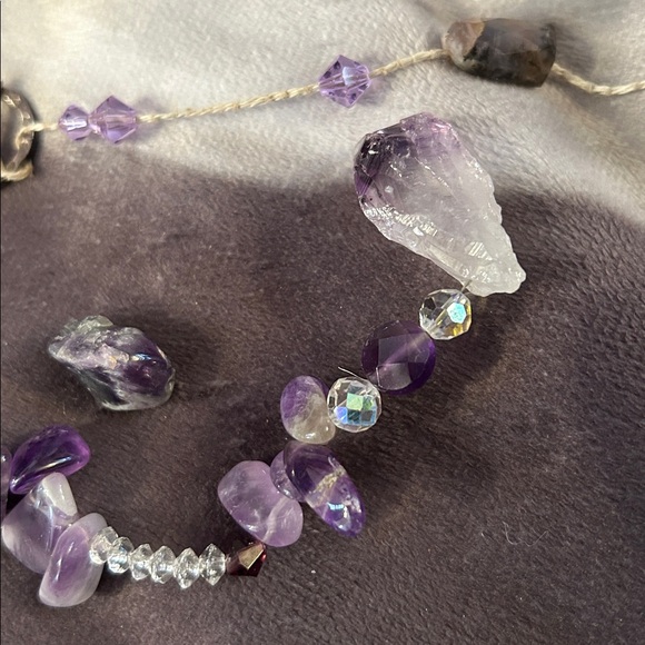 Authentic amethyst stones broken necklace - Picture 4 of 4
